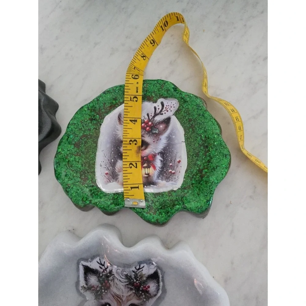 Handmade Resin Wavy  Edge Bowl